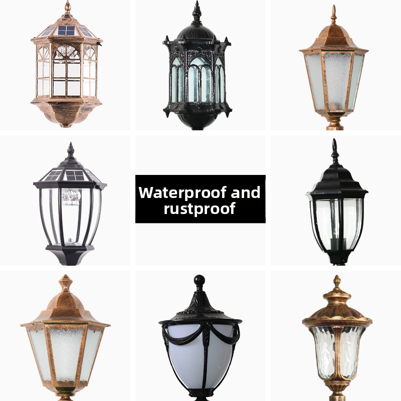 Outdoor Solar Garden Light 3-Meter Waterproof IP44 Ultra-Bright 3000K-6000K Color Temp 3-Year Warranty European Style Landscape