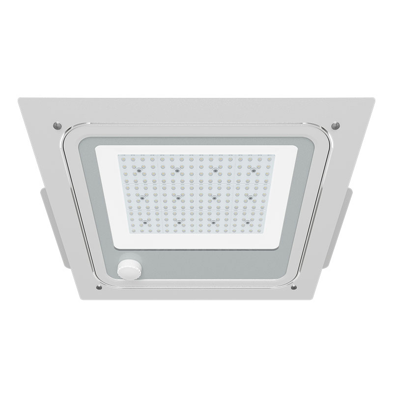 TUV Approved 80w 100w 120w 150w Gas Station LED Canopy Light Recessed Canopy Light
