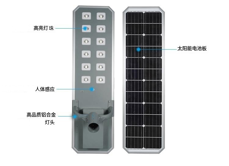 Super Bright 600W All-In-One IP66 Rated Outdoor Solar LED Street Light with Sensor Remote Durable Lighting Solution for Gardens