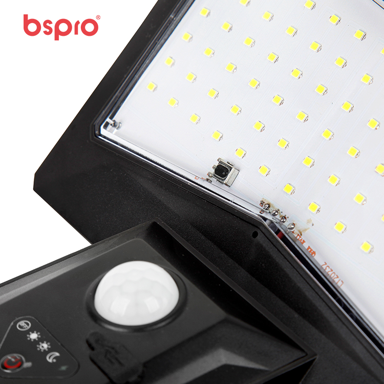 Bspro Wireless Design Price LED Lamp Motion Sensor Mode IP65 Decor Garden Solar Outdoor Light