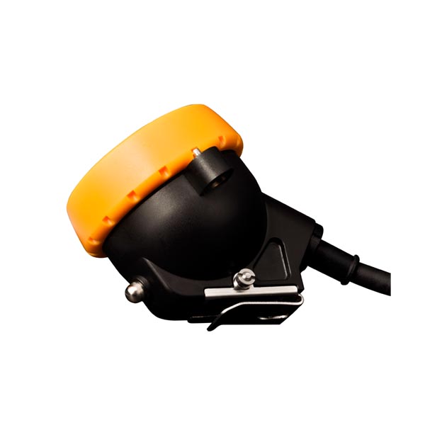 KL5LM(D2) IP68 Explosion Proof Waterproof Corded Led Rechargeable Miners Head Lamp Mining Headlamp with Blue Safety Rear Light