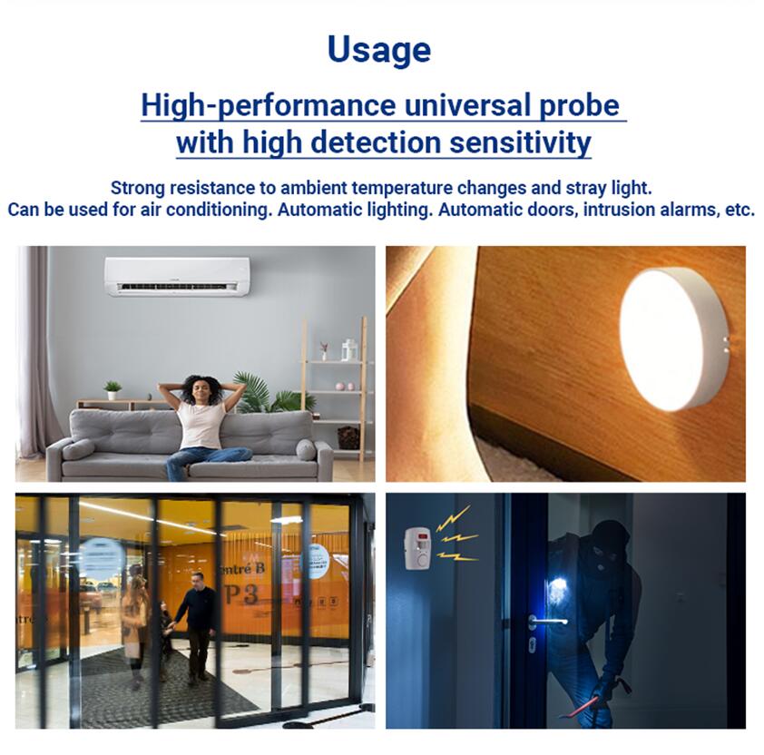 PIR Motion Sensor Switch Product Dimension