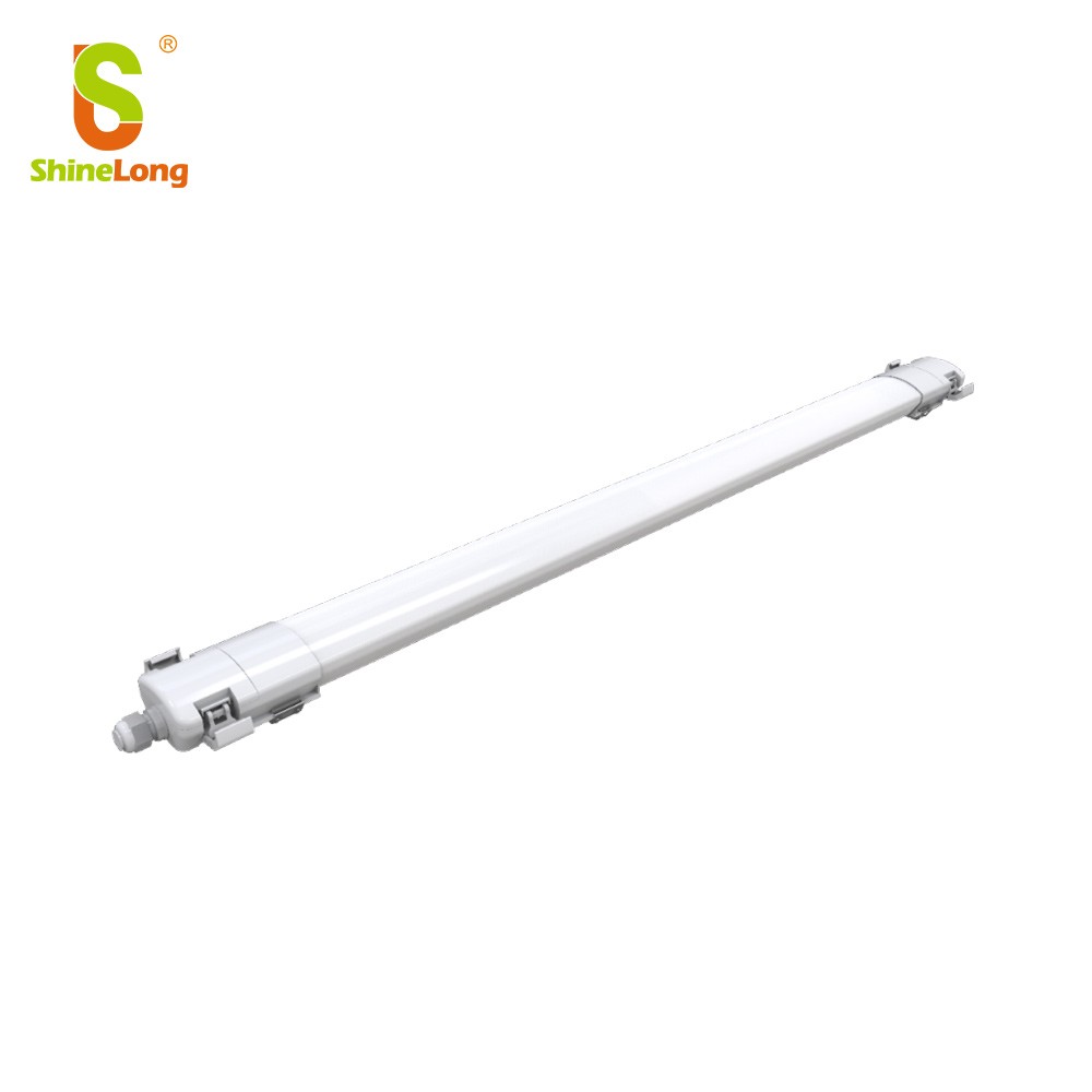 ShineLong New Design Custom PC IP65 Linear Tri-proof Light 150lm/w Linkable Dimmable Led vapor Tight Light