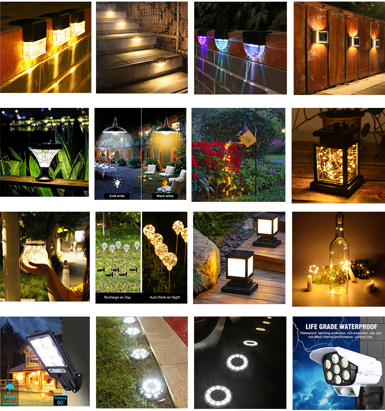 Solar Garden Light Motion Sensor Outdoor 3 Lighting Modes Dusk to Dawn Porch Light IP65 Waterproof Suitable for Patio, Porch.
