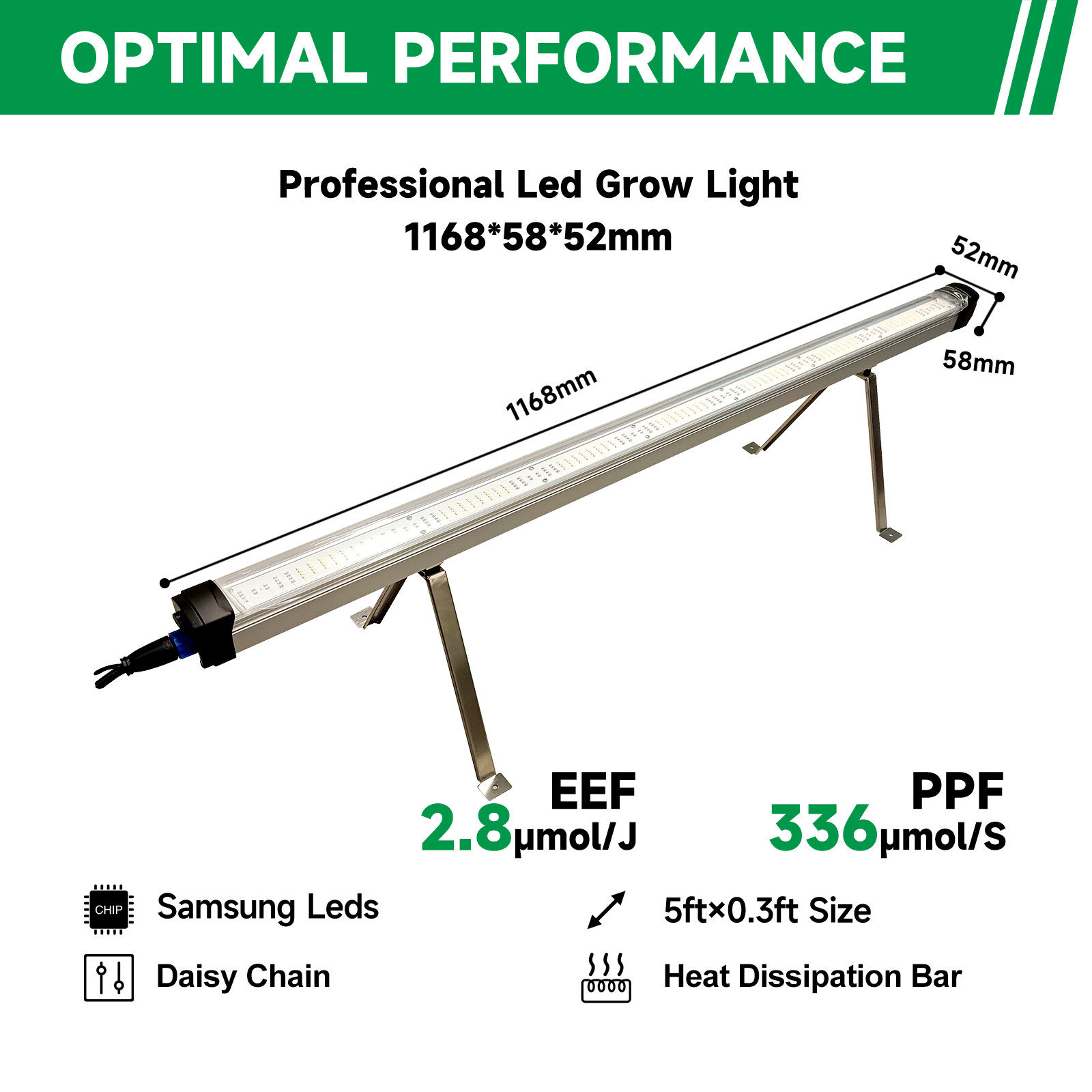 Undercanopy Light Dimensions and Layout