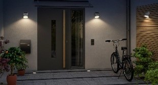 ArchiRay LED Outdoor Solar Wall Light IP44 CE Certified Dual Color Temperature Lithium-ion Battery Best Quality Brightest Good