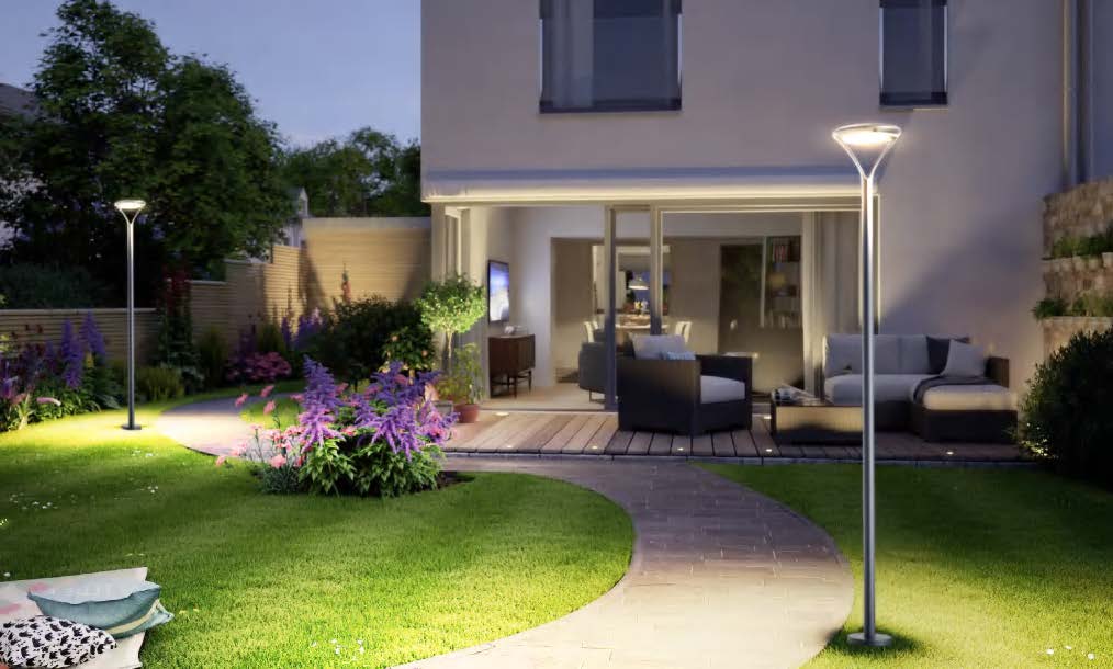 ArchiRay LED Outdoor Solar Garden Light IP65 4000K 2000 Lumens Best Quality Brightest Good Price High-performance Energy Saving