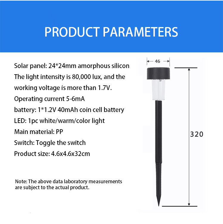 Jochebed New Arrivals Solar LED IP65 Modern Outdoor Garden Lights for Garden Decor