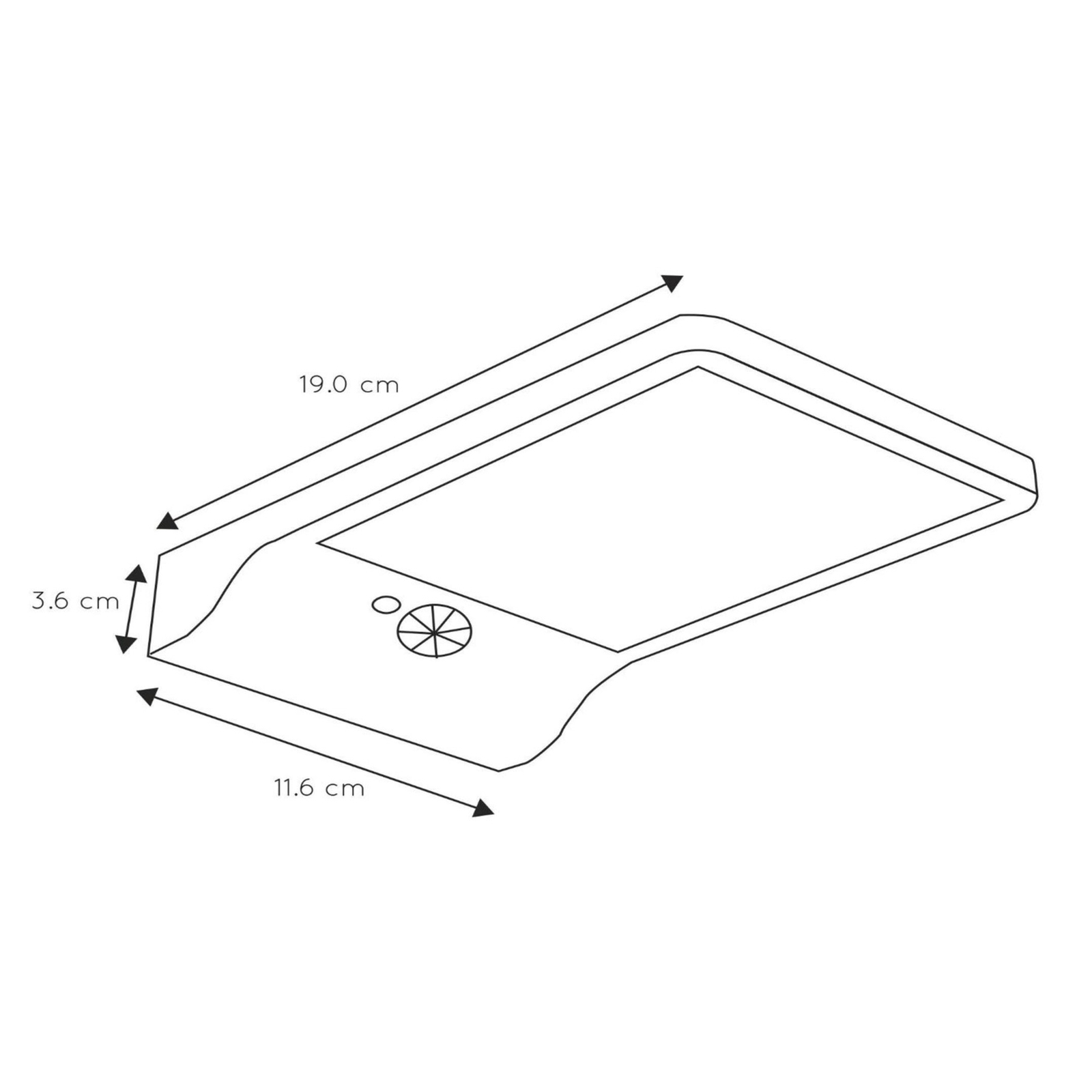 Solar Outdoor Wall Light Visual 4