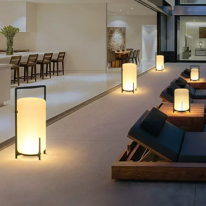 Contemporary Solar Outdoor Lawn Landscape Lamp Waterproof Villa Garden Courtyard District Residential Quarters Landscape Lights