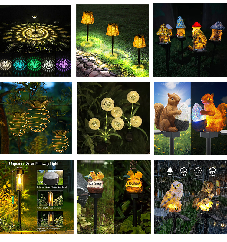 Solar Garden Light Motion Sensor Outdoor 3 Lighting Modes Dusk to Dawn Porch Light IP65 Waterproof Suitable for Patio, Porch.