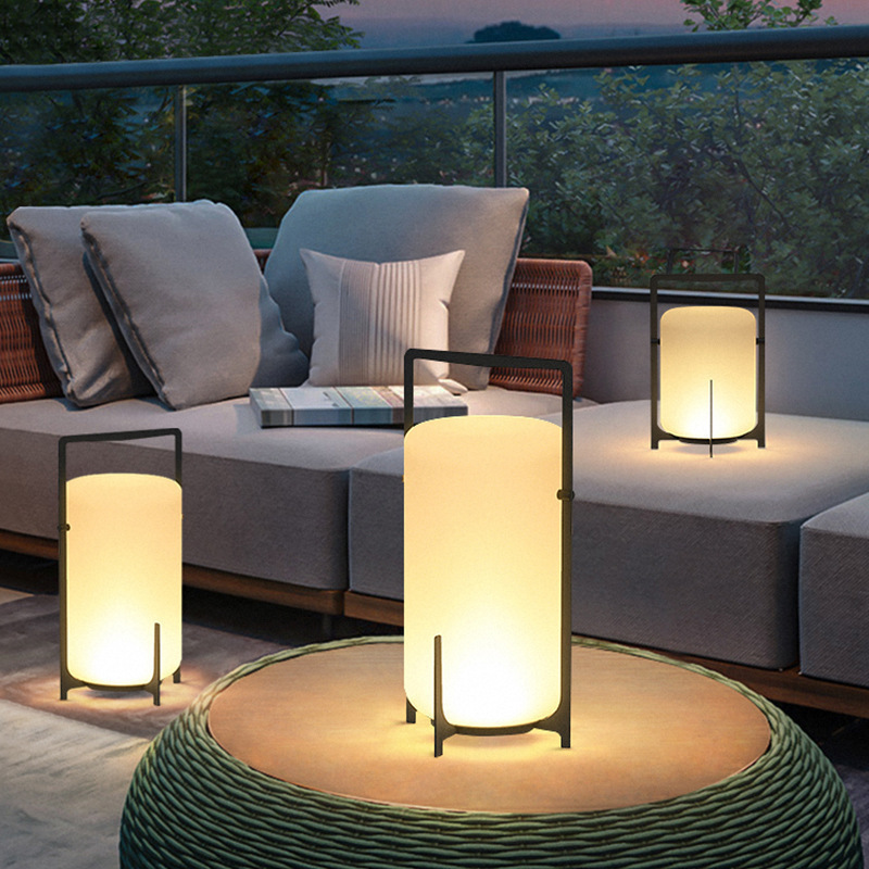 Contemporary Solar Outdoor Lawn Landscape Lamp Waterproof Villa Garden Courtyard District Residential Quarters Landscape Lights