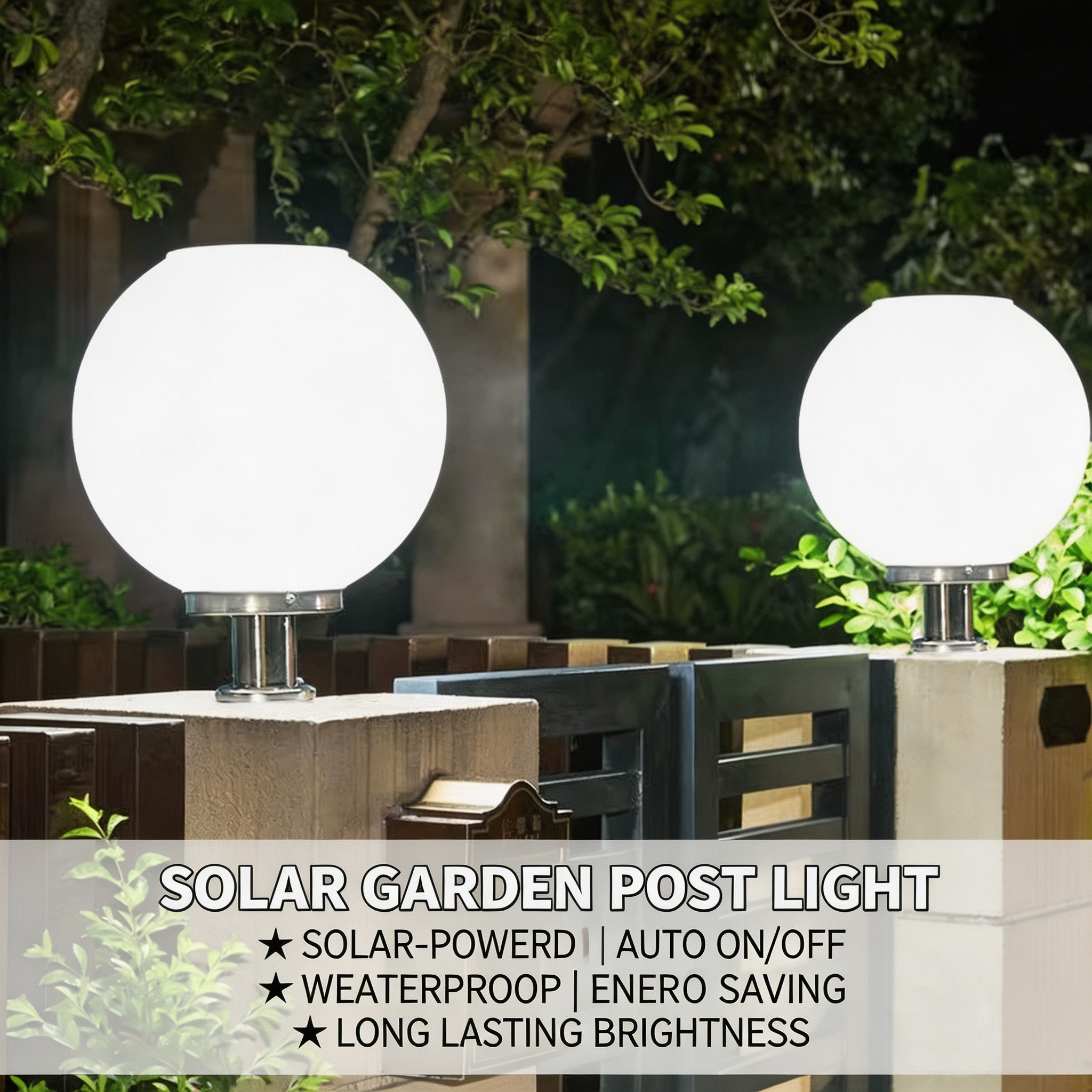 Factory Wholesale Motion Sensor 3Watt Waterproof IP65 Courtyard Garden Outdoor LED Solar Light