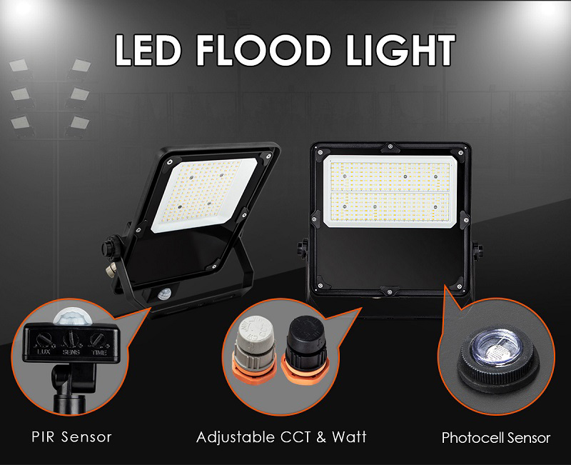 High Power Durable Led Floodlight 100W 200W 300W 400W 500W 600W Waterproof Outdoor IP66 Led Flood Light