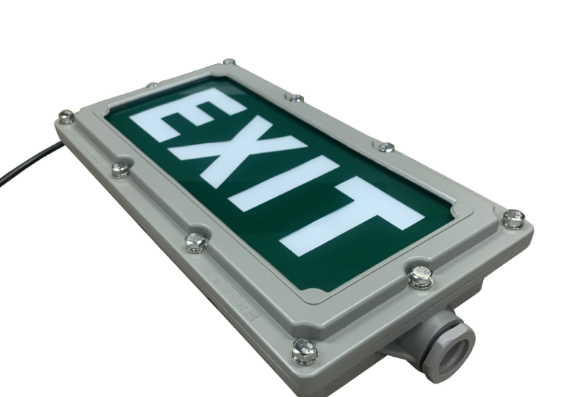 Hot Sale Led Explosion Proof Emergency Lights Aluminum Alloy Exit Sign With Battery Backup