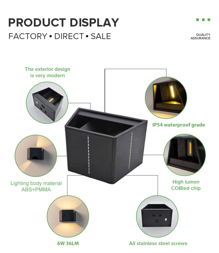 IP65 Waterproof 3-Piece LED Solar Panel Wall Light Adjustable Beam Angle Light Sensor Control For Outdoor Garden Courtyard