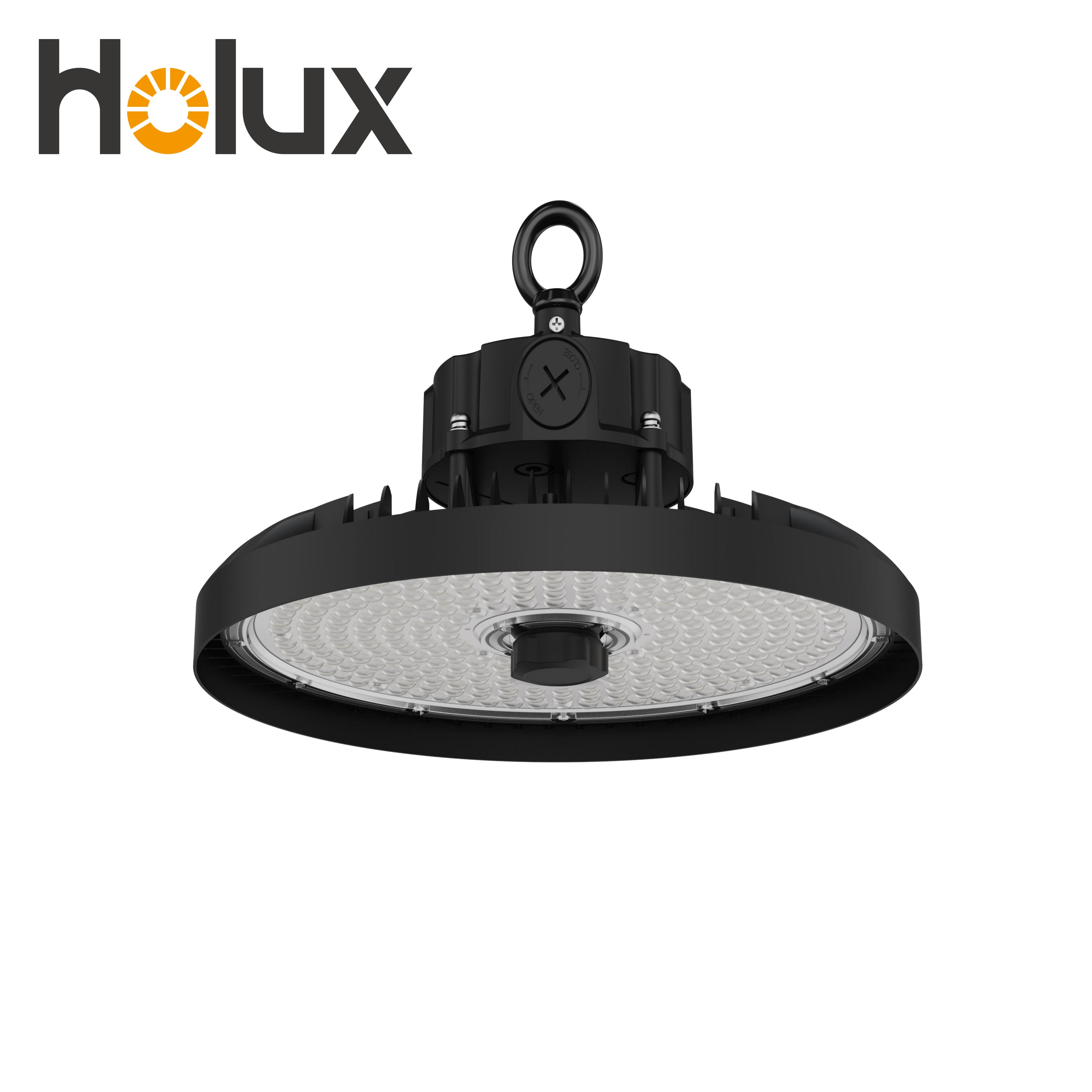 IP65 IK08 UFO LED High Bay Light 120/150/200W Adjustable 200lm/W ERP a 5 Years Warranty Industrial Warehouse Gym Light