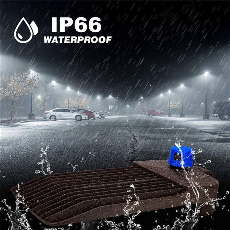 CETL DLC CE CB smart led shoebox street led fixture exterior 3 color cct 3watt switchable save stock 150w 200w parking lot led