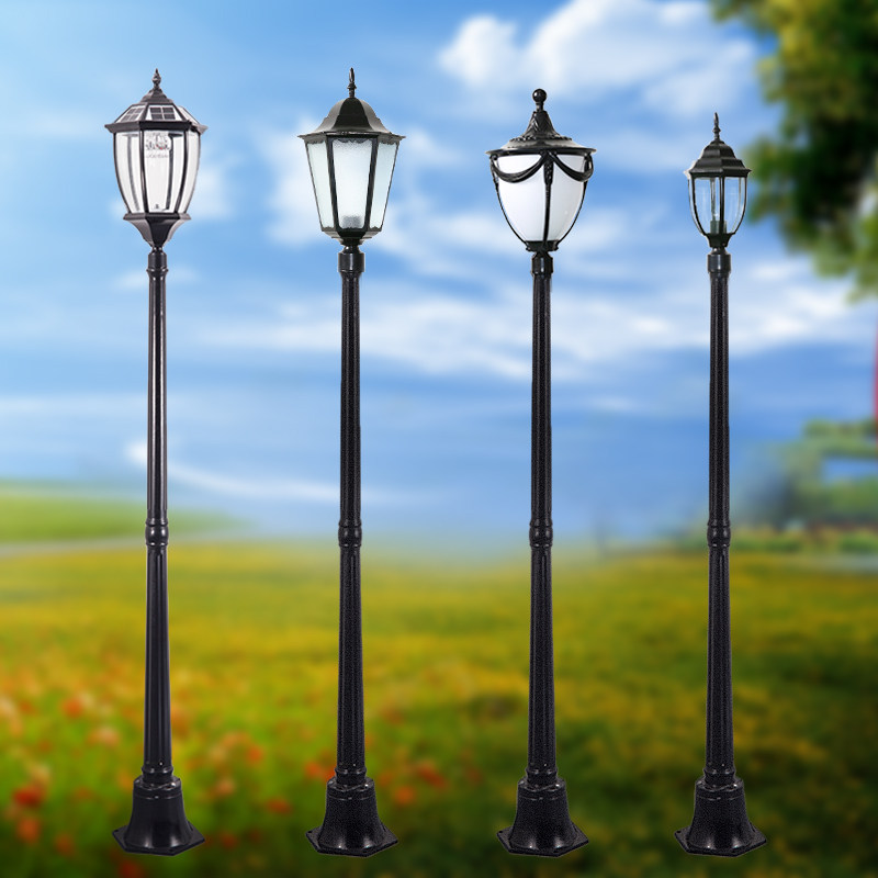 Outdoor Solar Garden Light 3-Meter Waterproof IP44 Ultra-Bright 3000K-6000K Color Temp 3-Year Warranty European Style Landscape