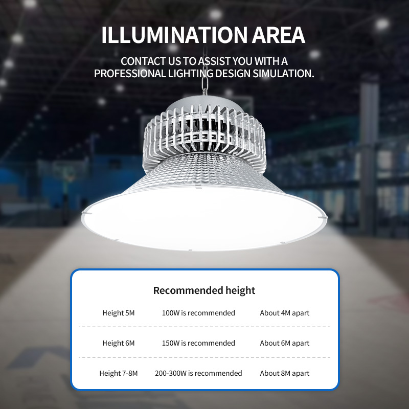 High Quality LED High Bay Light Light 100W 150W 200W 250W 300W 400W IP65 Industrial High Bay Light Aluminum Led Workshop Lamp