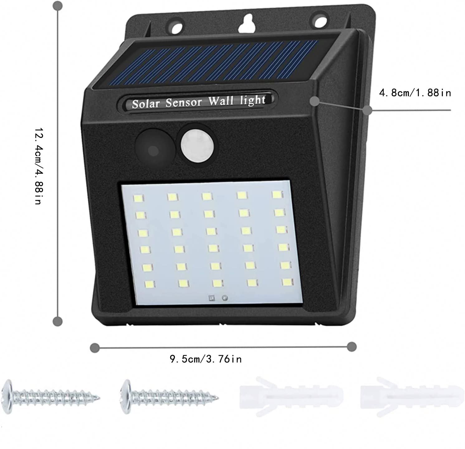 20 30 Led Outside Light Wall Mounted Exterior Night Security Solar Motion Sensor Outdoor Wall Light,Solar Wall Light