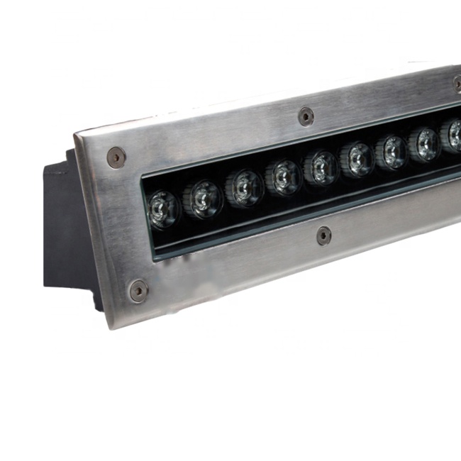 3-Year Warranty Tri-Proof LED Tube Light Rainproof Dimming Gangways IP67 Glass Cover Outdoor Garden Landscape Linear Underground