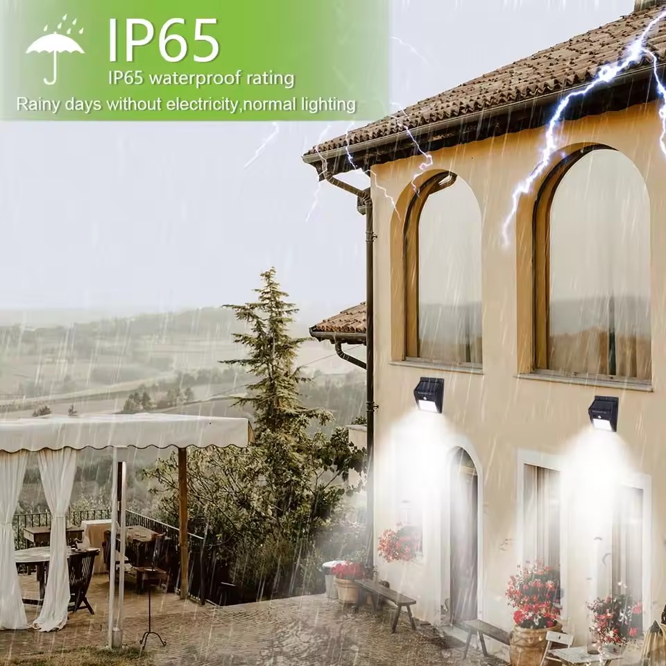 High Bright 20 LED Outdoor Solar Motion Sensor Wall Light