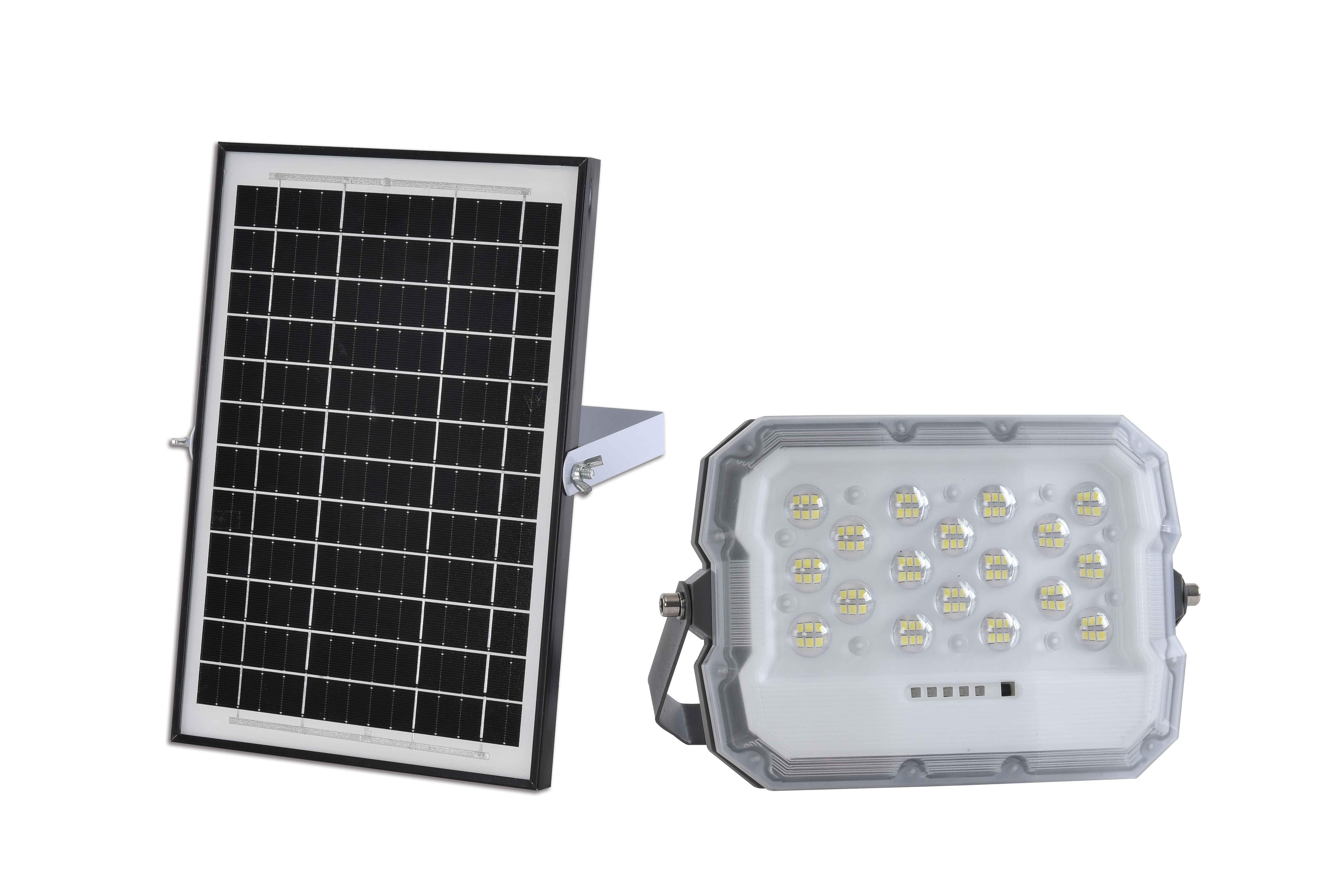 High Brightness Solar Light 50W LED Solar Floodlight Waterproof IP67 Outdoor Solar Lamp With Remote Control for Residential