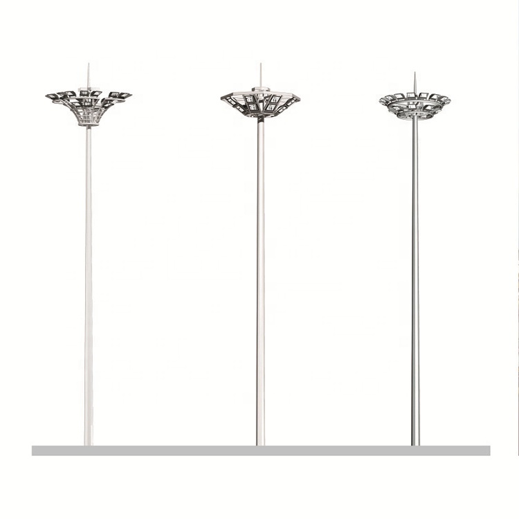 16m Octagonal High Mast Lighting Pole With 20m High Stadium Light Solar Solar Powered Stadium Lights Poles