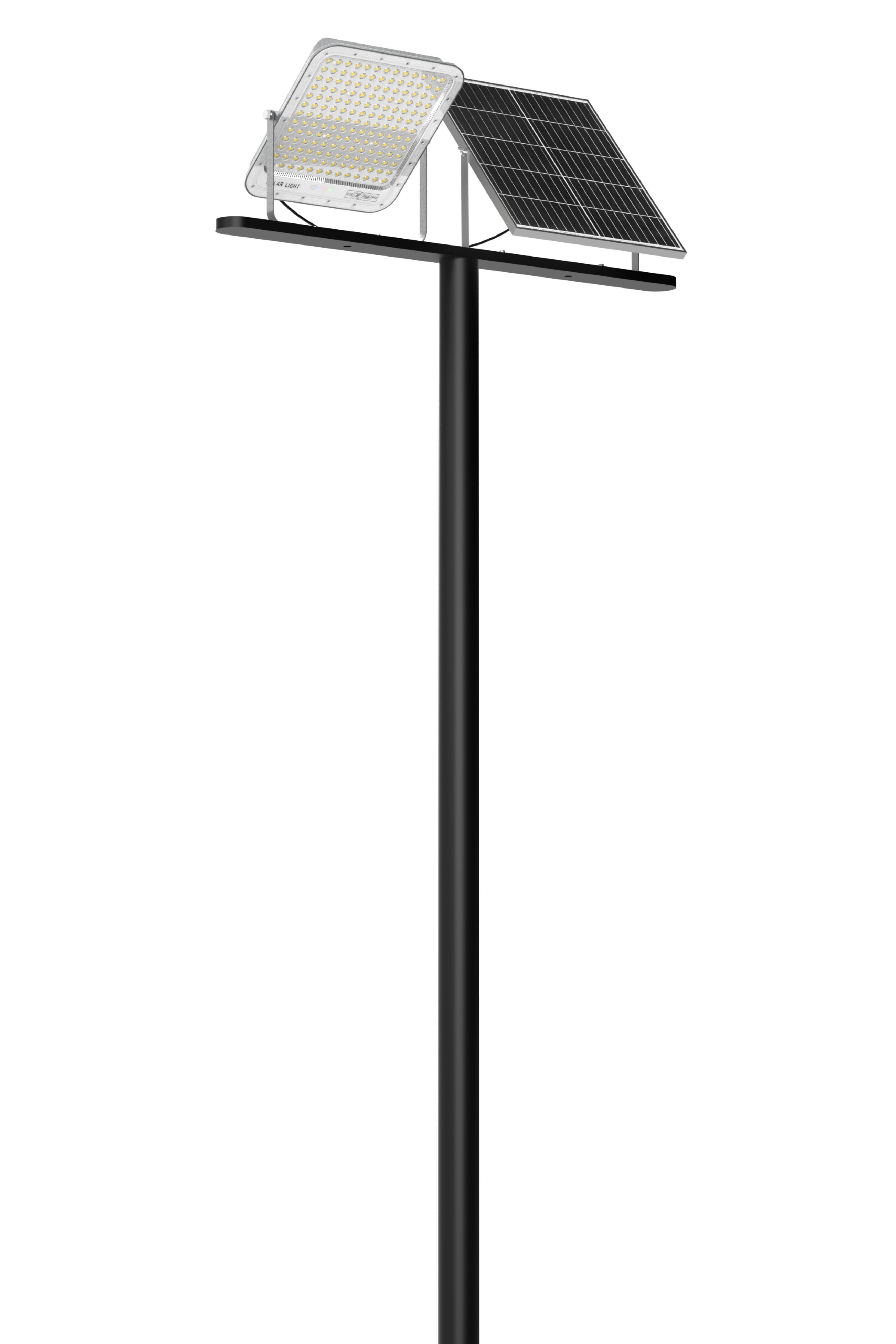 60W Solar Flood Light Outdoor 700LM 8000K Cool White Security Lamp with Remote 6Ah Battery 16H Working Time Aluminum Case