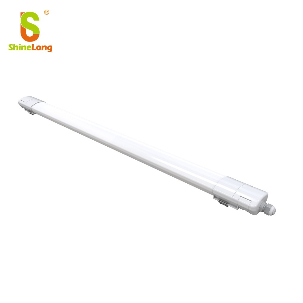 ShineLong New Design Custom PC IP65 Linear Tri-proof Light 150lm/w Linkable Dimmable Led vapor Tight Light