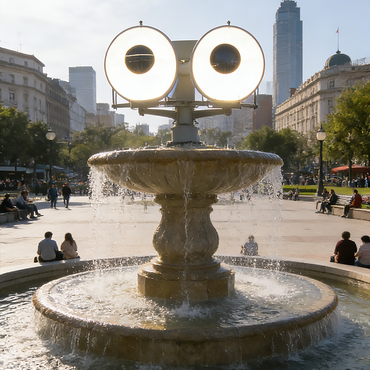 Whimsical Animated Rotating Eye Tree Light IP65 Waterproof Copper Landscape Lamp For Garden Park Decorative Lighting