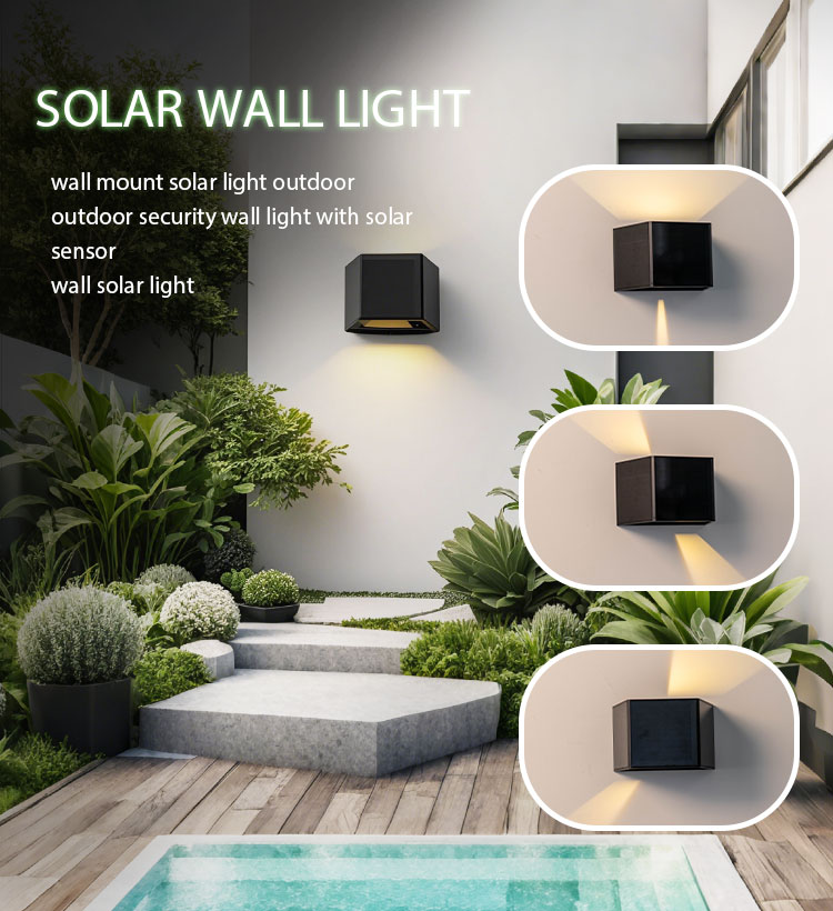 Solar LED Wall Light Banner