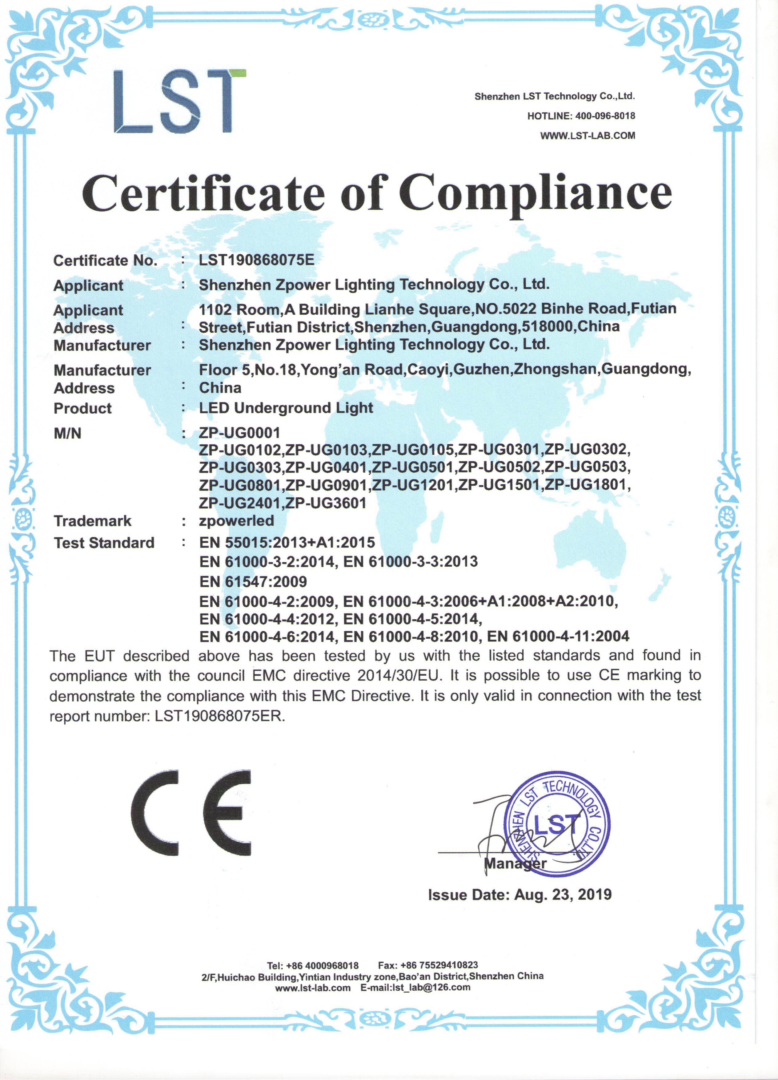 CE EMC Certification