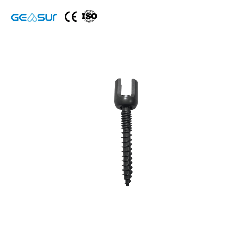 Geasure Titanium Alloy Straight Rod Spinal Pedicle Screw Implant Set Class III Orthopedic Interventional Materials Size 6.0 1