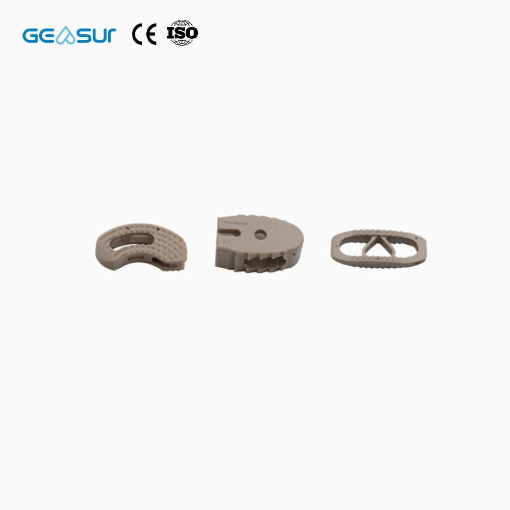 Geasure Best Price Titanium Coating Class III Surgical Instrument Set Orthopedic Implant PLIF Lumbar Interbody Fusion Peek Cage