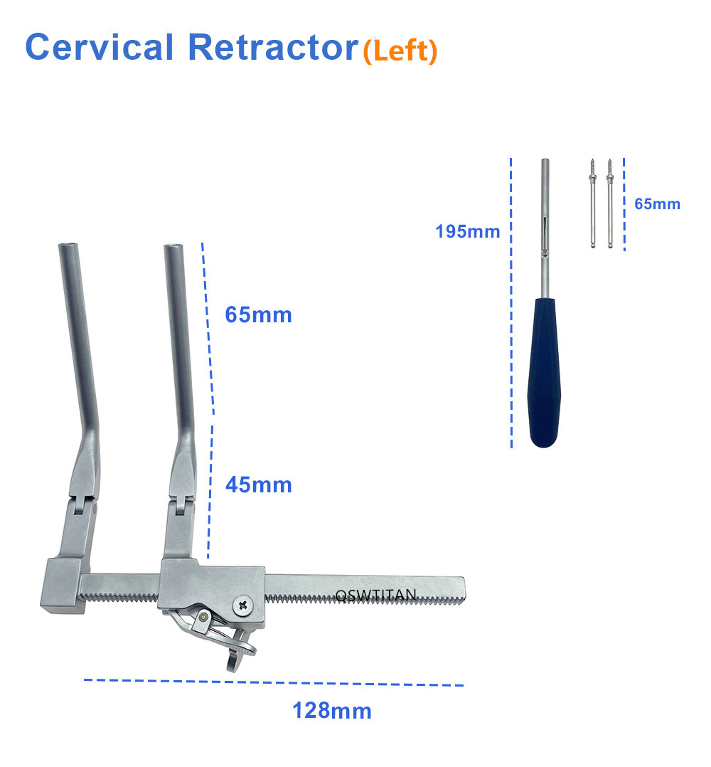 Orthopedic Cervical Distractor Surgical Tool Stainless Steel Vertebra Retractor Orthopedic Instrument