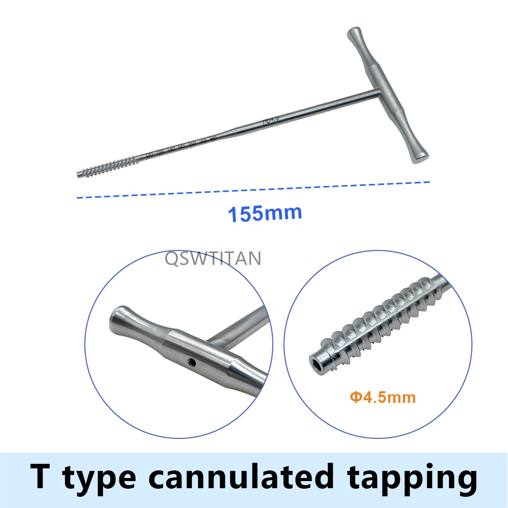 Orthopedics Screw Cannulated Tapping 4.5mm
