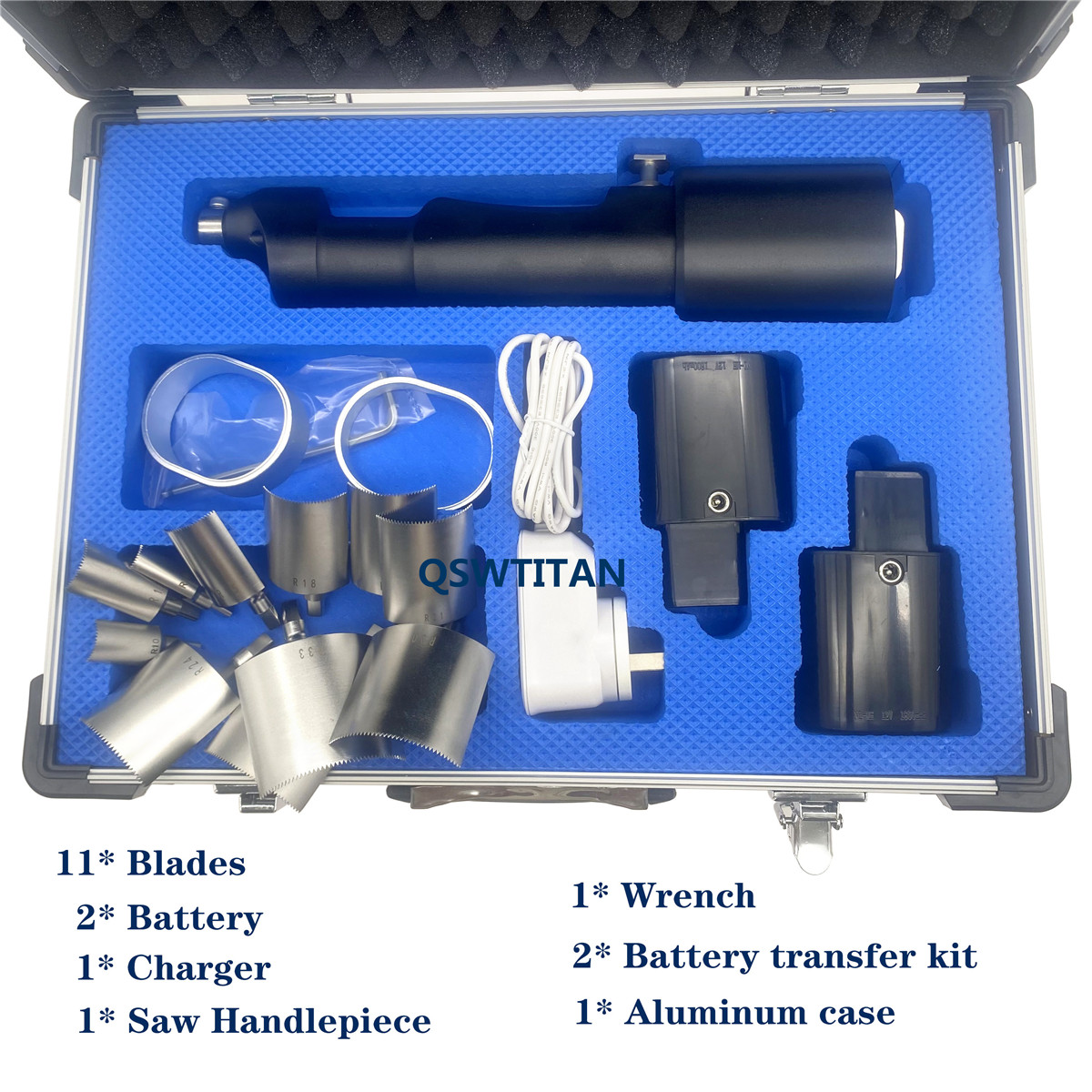 With aluminum case