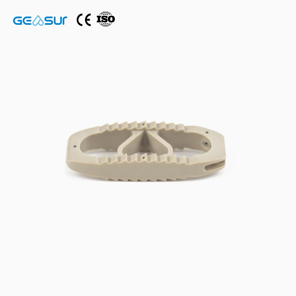 Geasure PEEK Interbody Fusion Cage System-Customizable Sizes Orthopedic Spine Implant for Hospitals Class III