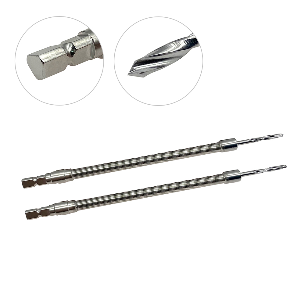 Orthopedic Flexible Drill Bit Soft Drill 2.5mm 3.2mm Stainless Steel Bone Drill Bit Pet Orthopedic Instrument