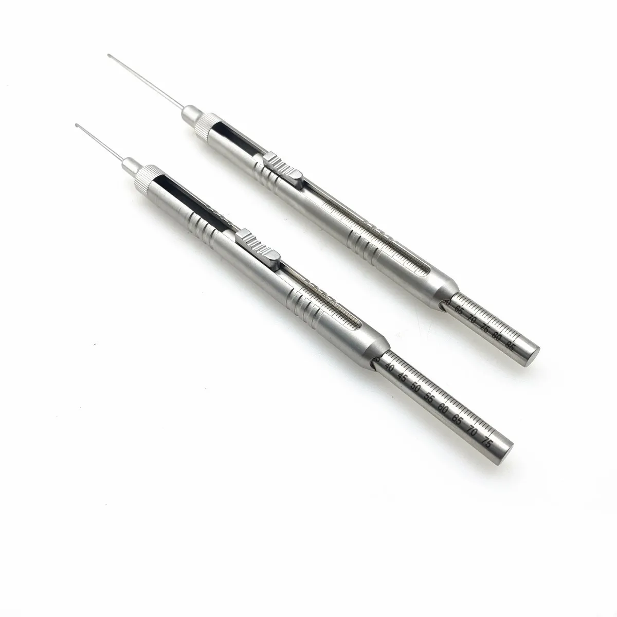 Depth Gauge 0mm to 75mm/85mm Orthopedics Veterinary Surgical Instruments Stainless Steel