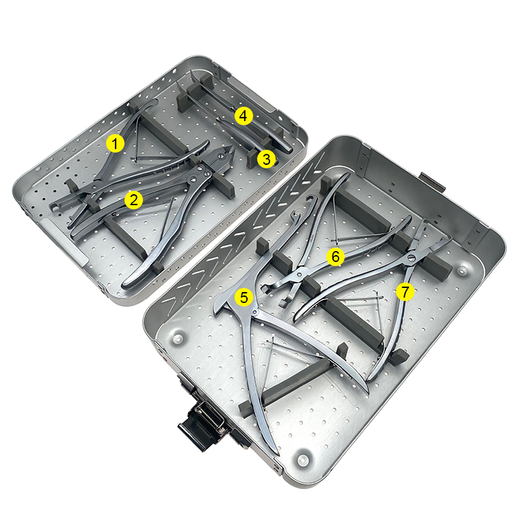Orthopedic Set Rib Plate Instrument Trauma Orthopedic Surgical Instrument Set