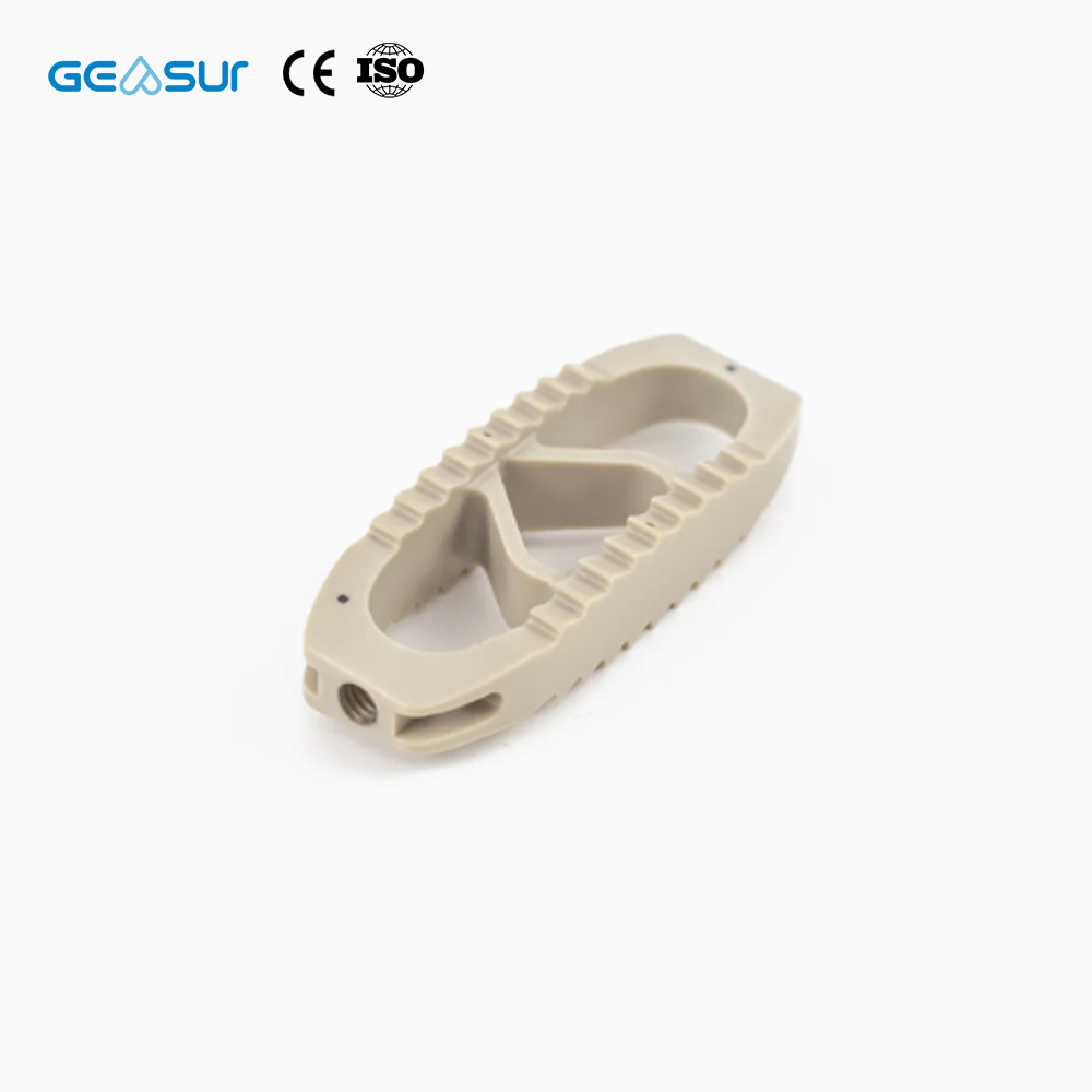 Geasure PEEK Interbody Fusion Cage System-Customizable Sizes Orthopedic Spine Implant for Hospitals Class III