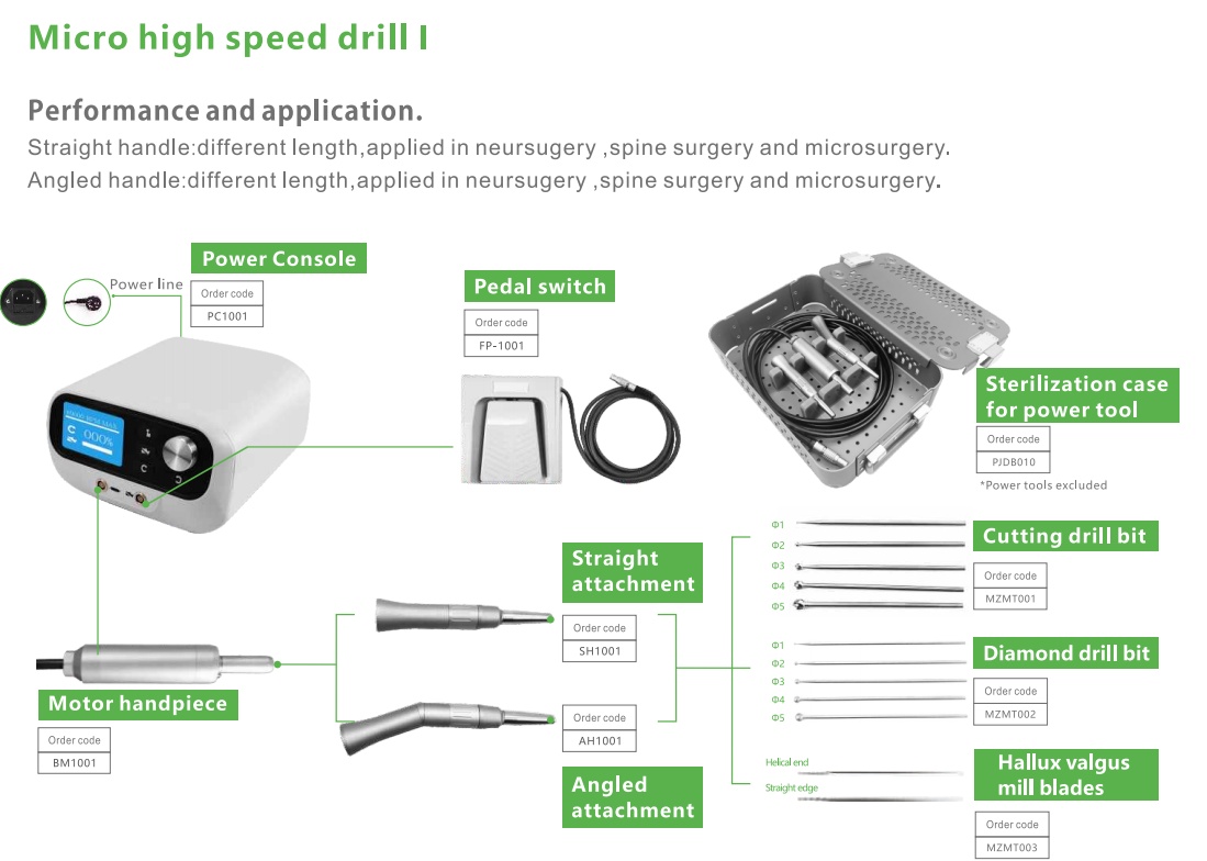 Micro Electric Spine Drill