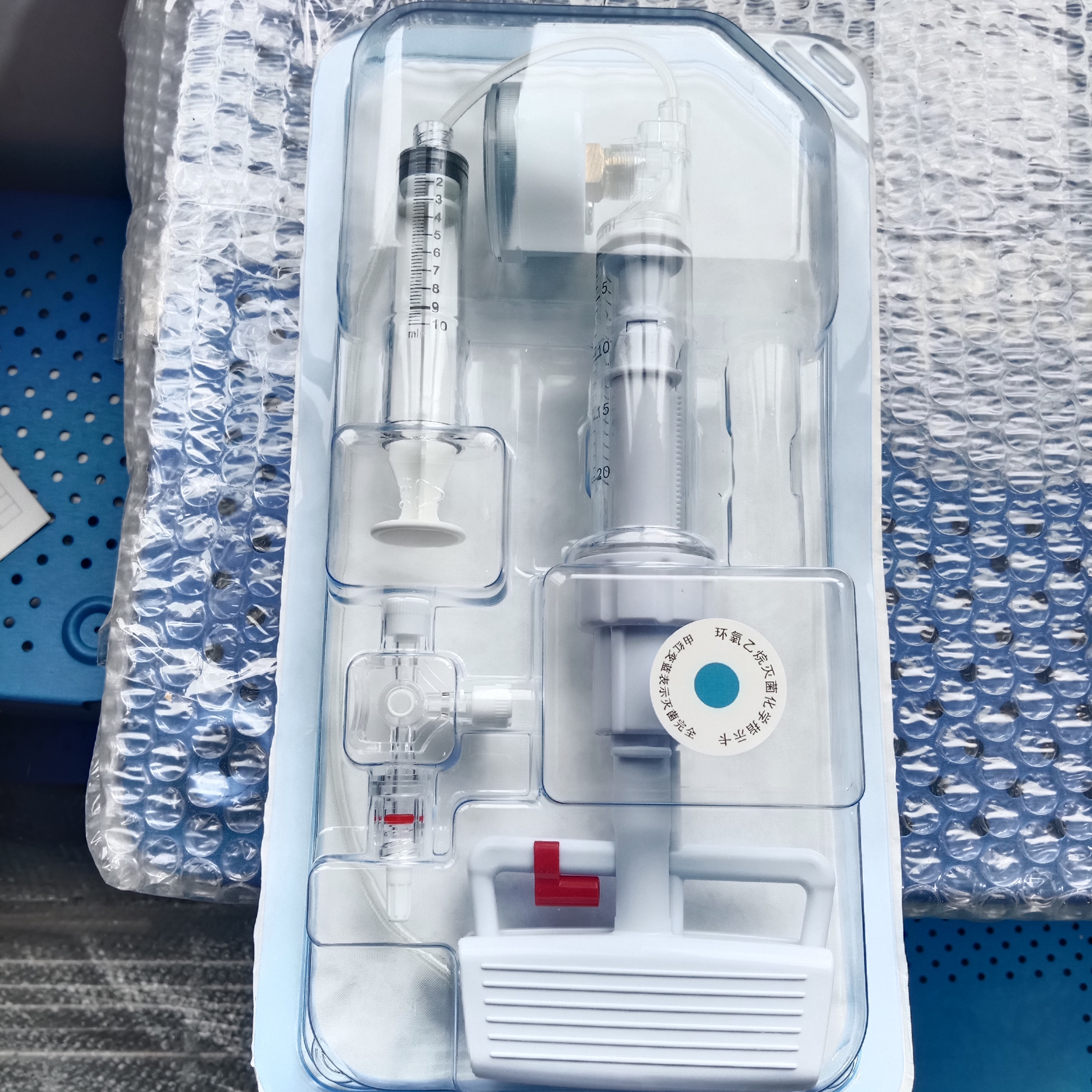 Geasure Bone Cement Orthopedic Hemostasis Valve Set Type Balloon Filling Inflation Equipment Vertebral Body Forming CE Certified