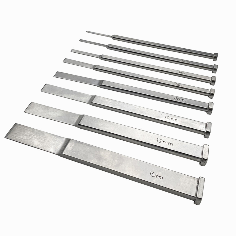 150mm Stainless Steel Bone Knife Bone Osteotomes Ultra-thin Bone Blade Orthopedic Instrument Pet