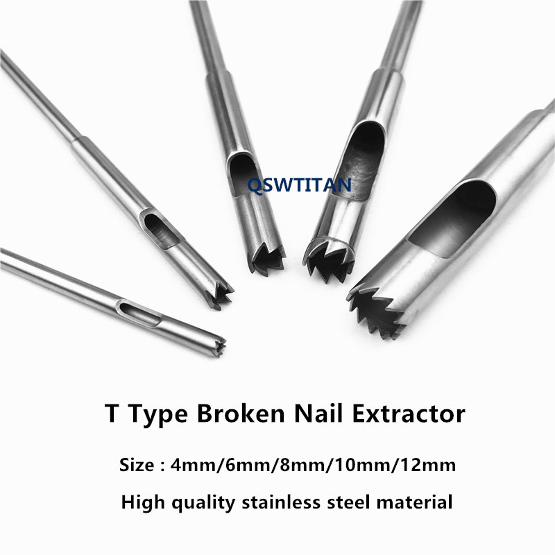 T-Handle Hollow Mill for Removal of  Bone Screw Extractor Orthopedics Instrument