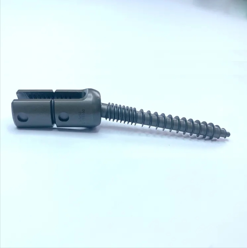 Geasure Factory Price Titanium Alloy 5.5 Reduction Polyaxial Pedicle Screw Double Thread Spine Implants Interventional Materials