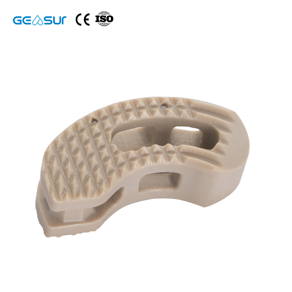Geasure Lumber Interbody Fusion Cage TLIF Banana Cage YZRH-VI 6 Titanium Alloy Hospital Use